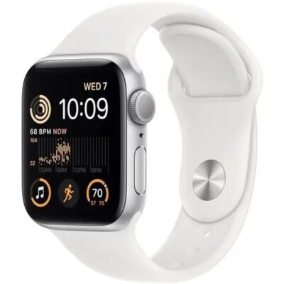 Смарт-годинник Apple Watch SE 2 GPS 40mm Silver Aluminum Case with White Sport Band - S/M (MNT93) - image 1
