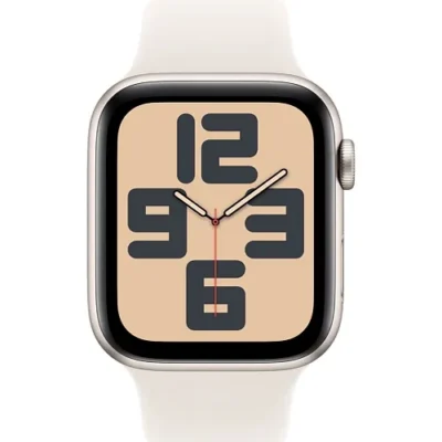 Смарт-годинник Apple Watch SE 2 GPS 44mm Starlight Aluminum Case w. Starlight Sport Band - S/M (MNTD3) - image 2