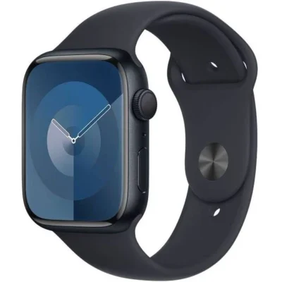 Смарт-годинник Apple Watch Series 9 GPS + Cellular 45mm Midnight Alu. Case w. Midnight S. Band - M/L (MRMD3) - image 1