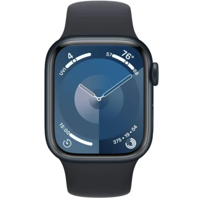 Смарт-годинник Apple Watch Series 9 GPS + Cellular 45mm Midnight Alu. Case w. Midnight S. Band - M/L (MRMD3) - image 2