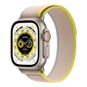 Смарт-годинник Apple Watch Ultra GPS + Cellular 49mm Titanium Case with Yellow/Beige Trail Loop - M/L (MQF23/MQFU3) - image 1