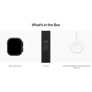 Смарт-годинник Apple Watch Ultra 2 GPS + Cellular 49mm Black Titan. Case w. Black Trail Loop - M/L (MX4V3) - image 4