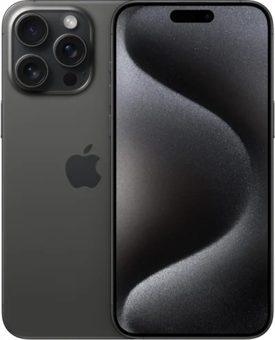 Смартфон Apple iPhone 15 Pro Max 256GB Dual SIM Black Titanium (MU2N3) - image 1