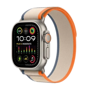 Смарт-годинник Apple Watch Ultra 2 GPS + Cellular 49mm Titanium Case with Orange/Beige Trail Loop - S/M (MRF13) - image 1