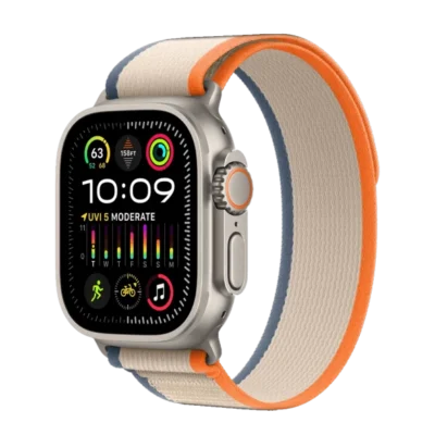 Смарт-годинник Apple Watch Ultra 2 GPS + Cellular 49mm Titanium Case with Orange/Beige Trail Loop - S/M (MRF13) - image 1
