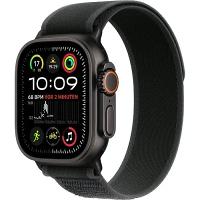 Смарт-годинник Apple Watch Ultra 2 GPS + Cellular 49mm Black Titan. Case w. Black Trail Loop - M/L (MX4V3) - image 1