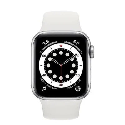 Смарт-годинник Apple Watch SE 2 GPS 44mm Silver Aluminum Case with White Sport Band - M/L (MNTJ3) - image 2
