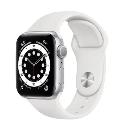 Смарт-годинник Apple Watch SE 2 GPS 44mm Silver Aluminum Case with White Sport Band - M/L (MNTJ3) - image 1