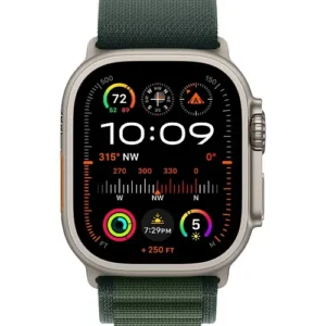 Смарт-годинник Apple Watch Ultra 2 GPS + Cellular 49mm Natural Titan. Case w. Dark Green Alpine Loop - S (MYT33+MXMU3) - image 2