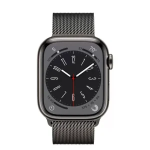 Смарт-годинник Apple Watch Series 9 GPS + Cellular 45mm Graphite S. Steel Case w. Graphite Milanese Loop (MRMX3) - image 2