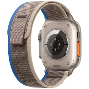 Смарт-годинник Apple Watch Ultra GPS + Cellular 49mm Titanium Case with Blue/Gray Trail Loop - M/L (MQF33/MQEJ3/MQFV3) - image 3