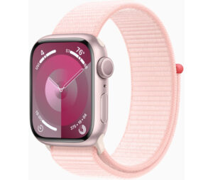 Смарт-годинник Apple Watch Series 9 GPS 45mm Pink Alu. Case w. Light Pink Solo Loop - Size 7 (MR9T3+MTH73) - image 1