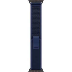 Ремінець Apple Trail Loop Blue - Black Titanium Finish для Watch 44/45/46/49mm - M/L (MYQ83) - image 1