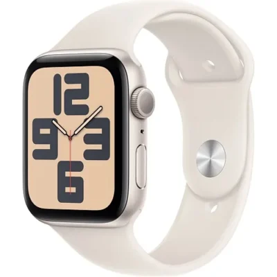 Смарт-годинник Apple Watch SE 2 GPS 44mm Starlight Aluminum Case w. Starlight Sport Band - S/M (MNTD3) - image 1