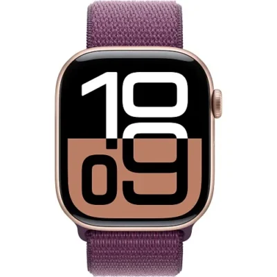 Смарт-годинник Apple Watch Series 10 GPS + Cellular 46mm Rose Gold Aluminum Case w. Plum S. Loop (MWY83) - image 2