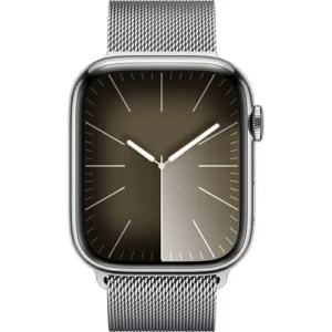 Смарт-годинник Apple Watch Series 9 GPS + Cellular 41mm Silver S. Steel Case w. Silver Milanese Loop (MRJ43) - image 2