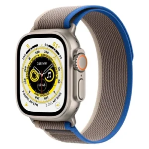 Смарт-годинник Apple Watch Ultra GPS + Cellular 49mm Titanium Case with Blue/Gray Trail Loop - M/L (MQF33/MQEJ3/MQFV3) - image 1