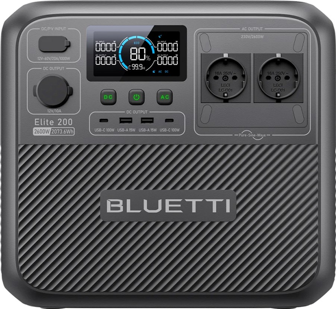 Зарядна станція BLUETTI Elite 200 V2 (P-EL200V2-EU-GY-BL-010) - image 1 Зарядна станція BLUETTI Elite 200 V2 (P-EL200V2-EU-GY-BL-010) - image 1