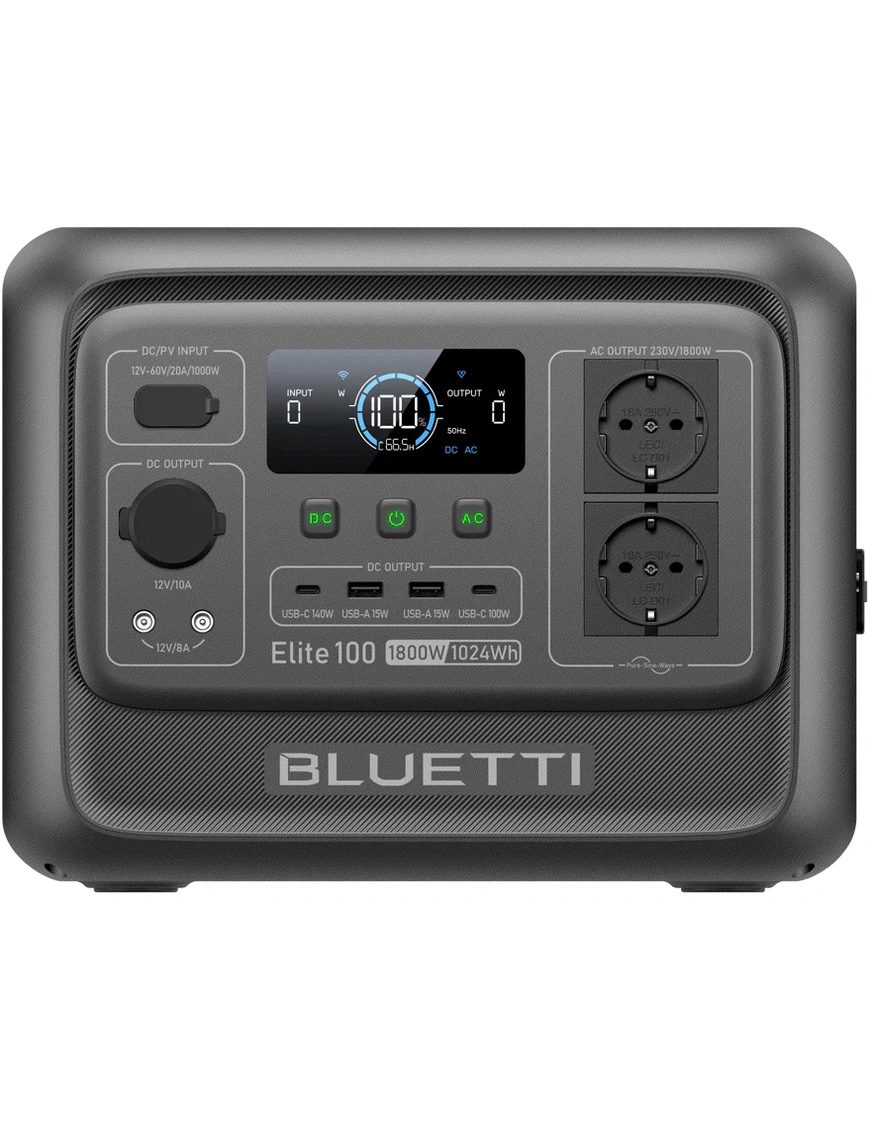 Зарядна станція BLUETTI Elite 100 V2 (P-EL100V2-EU-GY-BL-010) - image 1 Зарядна станція BLUETTI Elite 100 V2 (P-EL100V2-EU-GY-BL-010) - image 1