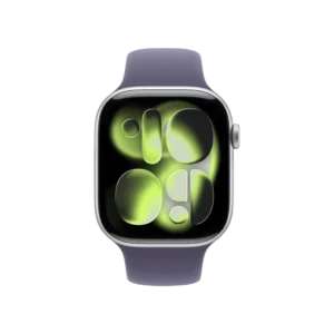 Смарт-часы Apple Watch Series 11 GPS + Cellular 46mm Silver Alu. Case w. Purple Fog S. Band – S/M (MFCP4) - image 2