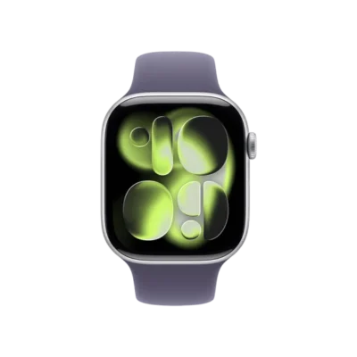 Смарт-часы Apple Watch Series 11 GPS + Cellular 46mm Silver Alu. Case w. Purple Fog S. Band – S/M (MFCP4) - image 2