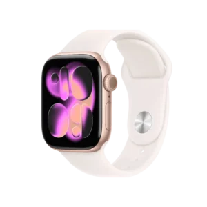 Смарт-часы Apple Watch Series 11 GPS 46mm Rose Gold Alu. Case w. Light Blush S. Band – S/M (MEV64) - image 1