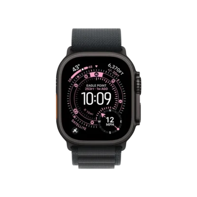 Смарт-часы Apple Watch Ultra 3 GPS + Cellular 49mm Black Tit. Case w. Black Alpine Loop – Medium (MF0V4) - image 2