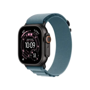 Смарт-часы Apple Watch Ultra 3 GPS + Cellular 49mm Black Tit. Case w. Light Blue Alpine Loop – Small (MF254+MG9K4) - image 1