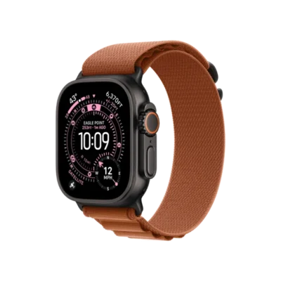 Смарт-часы Apple Watch Ultra 3 GPS + Cellular 49mm Black Tit. Case w. Terra Cotta Alpine Loop – Small (MF254+MG9D4) - image 1