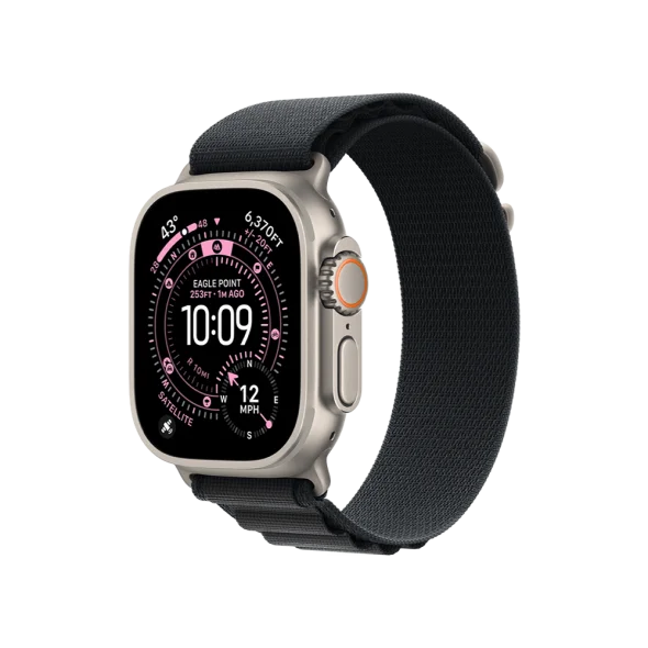 Смарт-часы Apple Watch Ultra 3 GPS + Cellular 49mm Natural Tit. Case w. Black Alpine Loop – Small (MF1V4+MFTE4) - image 1 Смарт-часы Apple Watch Ultra 3 GPS + Cellular 49mm Natural Tit. Case w. Black Alpine Loop – Small (MF1V4+MFTE4) - image 1