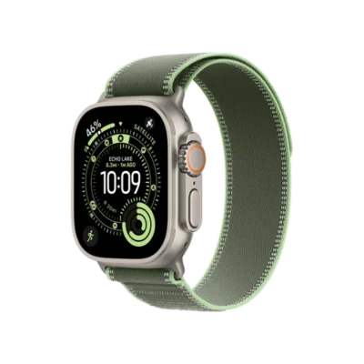 Смарт-часы Apple Watch Ultra 3 GPS + Cellular 49mm Natural Tit. Case w. Green/Neon Trail Loop – S/M (MF1V4+MFT44) - image 1
