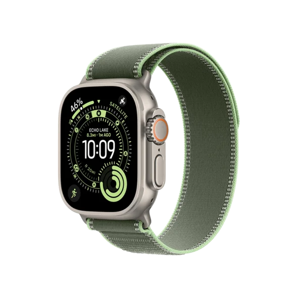Смарт-часы Apple Watch Ultra 3 GPS + Cellular 49mm Natural Tit. Case w. Green/Neon Trail Loop – S/M (MF1V4+MFT44) - image 1 Смарт-часы Apple Watch Ultra 3 GPS + Cellular 49mm Natural Tit. Case w. Green/Neon Trail Loop – S/M (MF1V4+MFT44) - image 1