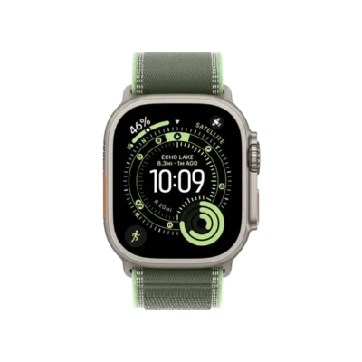 Смарт-часы Apple Watch Ultra 3 GPS + Cellular 49mm Natural Tit. Case w. Green/Neon Trail Loop – S/M (MF1V4+MFT44) - image 2