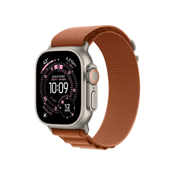 Смарт-часы Apple Watch Ultra 3 GPS + Cellular 49mm Natural Tit. Case w. Terra Cotta A. Loop – Small (MF1V4+MFTA4) - image 1 Смарт-часы Apple Watch Ultra 3 GPS + Cellular 49mm Natural Tit. Case w. Terra Cotta A. Loop – Small (MF1V4+MFTA4) - image 1