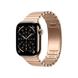Смарт-часы Apple Watch Series 11 GPS + Cellular 42mm Gold Tit. Case w. Gold Link Bracelet (MF9M4+MXMC3) - image 1