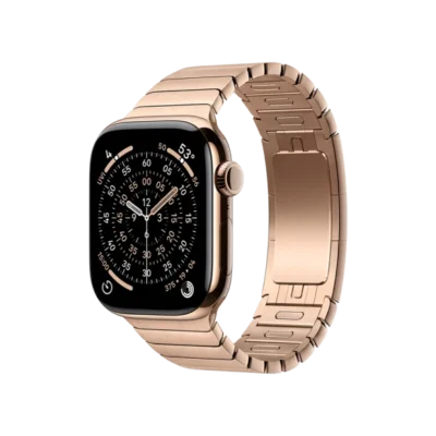 Смарт-часы Apple Watch Series 11 GPS + Cellular 42mm Gold Tit. Case w. Gold Link Bracelet (MF9M4+MXMC3) - image 1