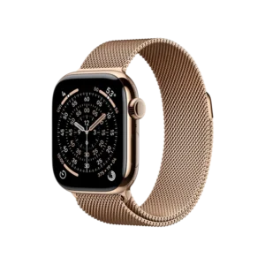 Смарт-часы Apple Watch Series 11 GPS + Cellular 42mm Gold Tit. Case w. Gold Milanese Loop (MF8Y4) - image 1