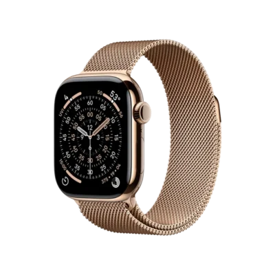 Смарт-часы Apple Watch Series 11 GPS + Cellular 42mm Gold Tit. Case w. Gold Milanese Loop (MF8Y4) - image 1
