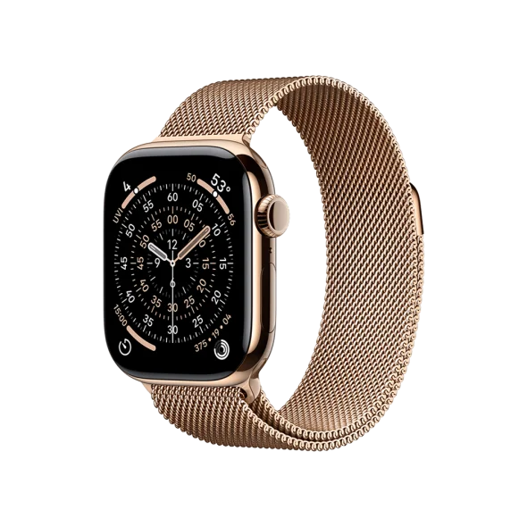 Смарт-часы Apple Watch Series 11 GPS + Cellular 42mm Gold Tit. Case w. Gold Milanese Loop (MF8Y4) - image 1 Смарт-часы Apple Watch Series 11 GPS + Cellular 42mm Gold Tit. Case w. Gold Milanese Loop (MF8Y4) - image 1