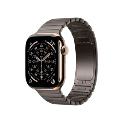 Смарт-часы Apple Watch Series 11 GPS + Cellular 42mm Gold Tit. Case w. Slate Link Bracelet (MF9M4+MXMD3) - image 1