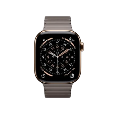 Смарт-часы Apple Watch Series 11 GPS + Cellular 42mm Gold Tit. Case w. Slate Link Bracelet (MF9M4+MXMD3) - image 2