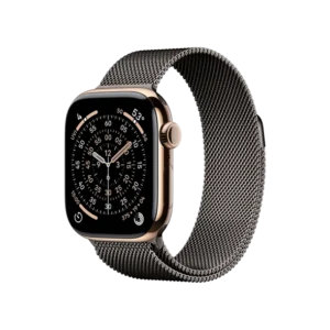Смарт-часы Apple Watch Series 11 GPS + Cellular 42mm Gold Tit. Case w. Slate Milanese Loop (MF9M4+MGJ14) - image 1