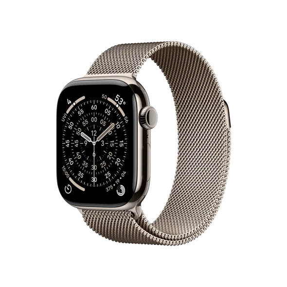 Смарт-часы Apple Watch Series 11 GPS + Cellular 42mm Natural Tit. Case w. Natural Milanese Loop (MF8P4) - image 1 Смарт-часы Apple Watch Series 11 GPS + Cellular 42mm Natural Tit. Case w. Natural Milanese Loop (MF8P4) - image 1