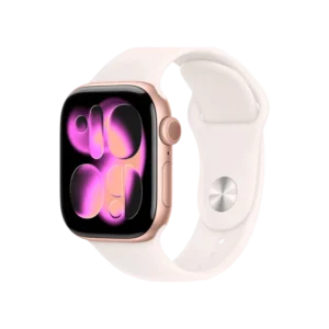 Смарт-часы Apple Watch Series 11 GPS + Cellular 42mm Rose Gold Alu. Case w. Light Blush Sport Band – S/M (MF8E4) - image 1