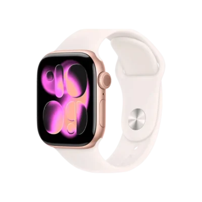 Смарт-часы Apple Watch Series 11 GPS + Cellular 42mm Rose Gold Alu. Case w. Light Blush Sport Band – S/M (MF8E4) - image 1
