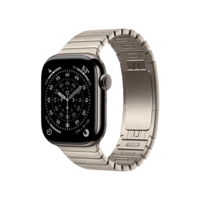 Смарт-часы Apple Watch Series 11 GPS + Cellular 42mm Slate Tit. Case w. Natural Link Bracelet (MF9K4+MXMA3) - image 1
