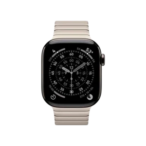 Смарт-часы Apple Watch Series 11 GPS + Cellular 42mm Slate Tit. Case w. Natural Link Bracelet (MF9K4+MXMA3) - image 1