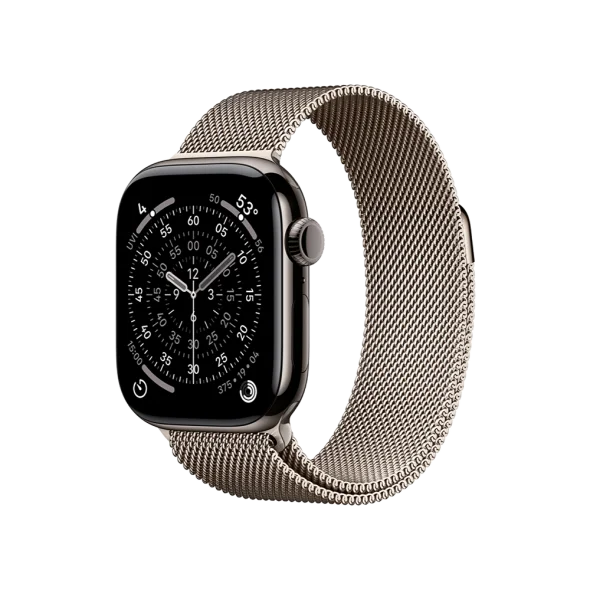 Смарт-часы Apple Watch Series 11 GPS + Cellular 42mm Slate Tit. Case w. Natural Milanese Loop (MF9K4+MGHY4) - image 1 Смарт-часы Apple Watch Series 11 GPS + Cellular 42mm Slate Tit. Case w. Natural Milanese Loop (MF9K4+MGHY4) - image 1
