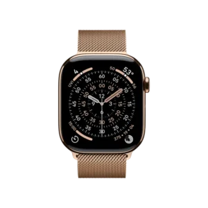 Смарт-часы Apple Watch Series 11 GPS + Cellular 46mm Gold Tit. Case w. Gold Milanese Loop – M/L (MFD84) - image 2