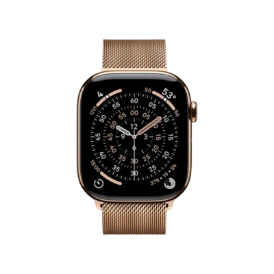 Смарт-часы Apple Watch Series 11 GPS + Cellular 46mm Gold Tit. Case w. Gold Milanese Loop – M/L (MFD84) - image 2